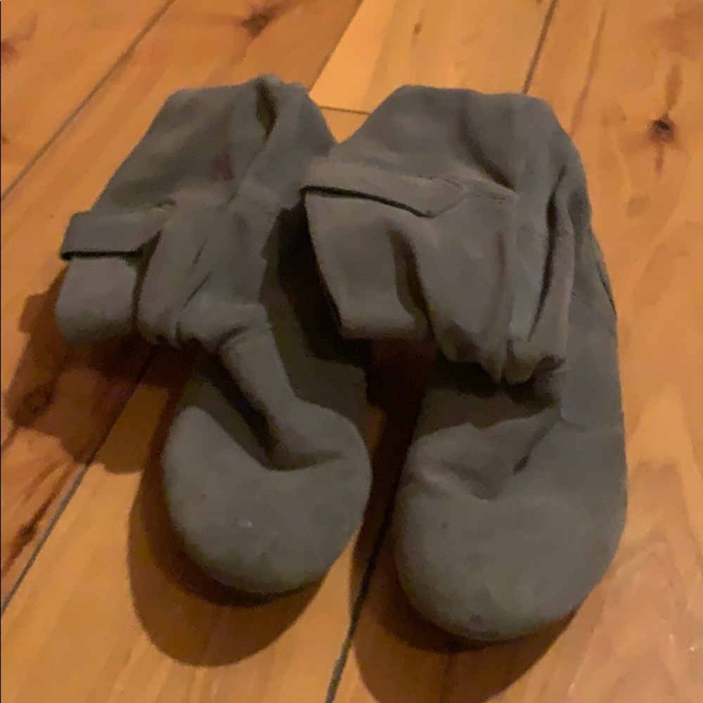 Steve Madden Grey Suede Slouch Ankle Boot